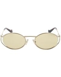 Miu Miu - Eyewear Oval-Frame Sunglasses - Lyst