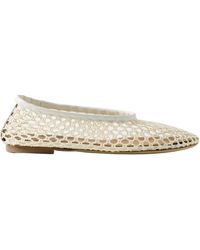STAUD - Alba Crocheted Ballet Flats - Lyst