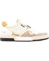 Rhude - Low-Top Sneakers With Suede And Mustard Accents - Lyst
