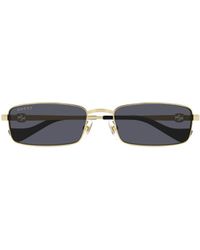 Gucci - Eyewear Rectangle-Frame Sunglasses - Lyst
