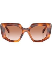 Prada - Eyewear Butterfly Frame Sunglasses - Lyst