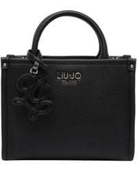 Liu Jo - Logo Charm Tote Bag - Lyst