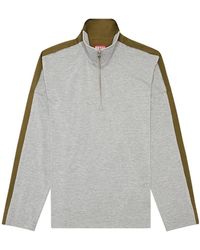 DIESEL - Half-Zip Long-Sleeves Sweater - Lyst