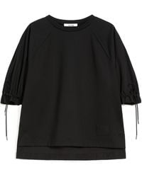 Max Mara - Drawstring Sleeve Top - Lyst