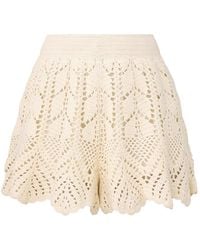 Zimmermann - Awaken Lace Crochet Shorts - Lyst