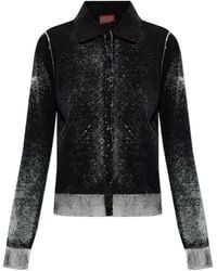 DIESEL - M-Loren Buttoned Cardigan - Lyst