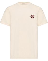 Moncler - Logo Cotton Jersey T-Shirt - Lyst