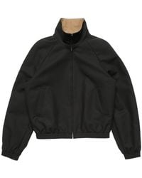 Acne Studios - Embroidered-Logo Zip-Up Jacket - Lyst