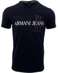 Armani Jeans - Item O-Neck Short-Sleeved T-Shirt - Lyst