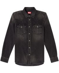 DIESEL - D Vega Western Denim Shirt - Lyst
