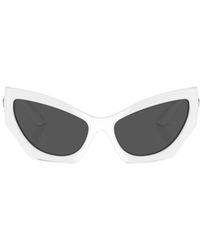 Versace - Eyewear Cat-Eye Frame Sunglasses - Lyst