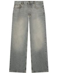 Off-White c/o Virgil Abloh - Arrow Printed Straight-Leg Jeans - Lyst