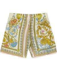 Versace - Seascape-Print Shorts - Lyst