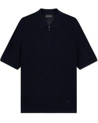 Emporio Armani - Polo-Collar Sweater - Lyst