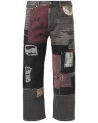 Junya Watanabe - X Levi's Patchwork Wide-Leg Jeans - Lyst
