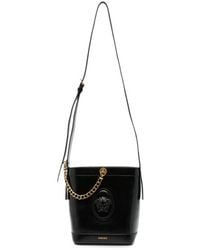 Versace - Pivot Mini Bucket Bag - Lyst