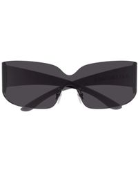 Balenciaga - Eyewear Shield Frame Sunglasses - Lyst