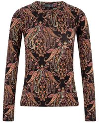 Etro - Long-Sleeved T-Shirt - Lyst