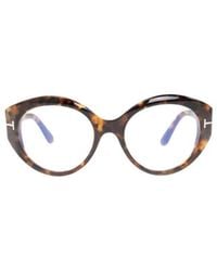 Tom Ford - Eyewear Oval Frame Glasses - Lyst