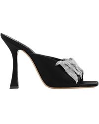 Casadei - Butterfly Geraldine 100Mm Satin Mules - Lyst