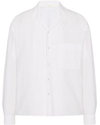 The Row - Classic Collar Patch Pocket Shirt - Lyst