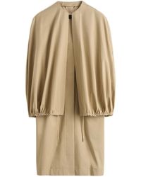 TOTEME - Totême Drawstring Detachable-Cape Coat - Lyst