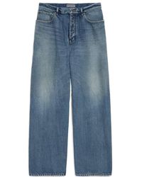 Balenciaga - Baggy Distressed Jeans - Lyst
