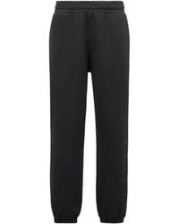 Moncler - Logo Embroidered Track Trousers - Lyst