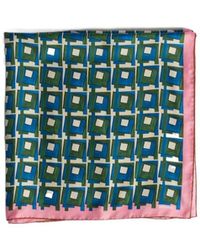 Miu Miu - Printed Silk Scarf - Lyst