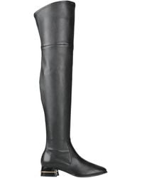 Tory Burch - Imple Genuine Leather Knee-High Boots - Lyst