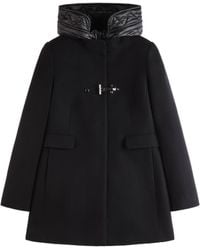Fay - Long-Sleeved Hooded Coat - Lyst