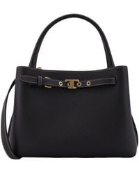 Tod's - T-Plaque Belt Detail Tote Bag - Lyst
