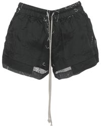 Rick Owens - Drawstring Printed Shorts - Lyst