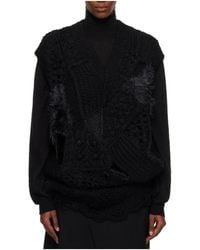 Junya Watanabe - Patchwork V-Neck Sweater Vest - Lyst