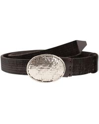 Brunello Cucinelli - Textured-Leather Braided-Buckle Belt - Lyst