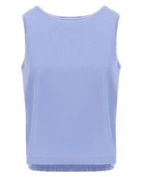 Herno - Crewneck Sleeveless Top - Lyst