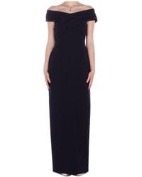 Ralph Lauren - Lauren Crepe Off-The-Shoulder Gown - Lyst