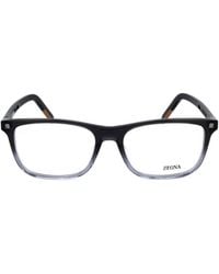 ZEGNA - Rectangle-Frame Glasses - Lyst