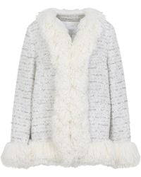 Giambattista Valli - Fur-Trim Coat - Lyst