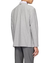 Thom Browne - Rwb Striped Long-Sleeved T-Shirt - Lyst