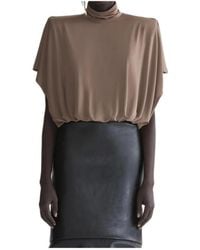Mugler - High-Necked Bodysuit - Lyst