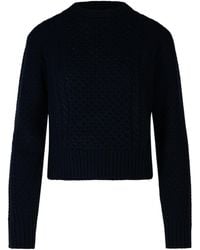 Fabiana Filippi - Cable-Knit Embellished Jumper - Lyst