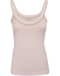 McQueen - 3D-Detailed Sleeveless Ribbed Top - Lyst