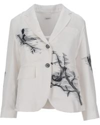Thom Browne - Bird Printed Single Breasted Jacket - Lyst