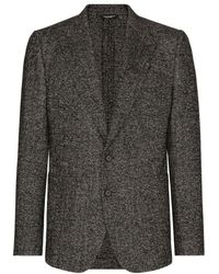 Dolce & Gabbana - Single-Breasted Portofino Fit Jacket - Lyst