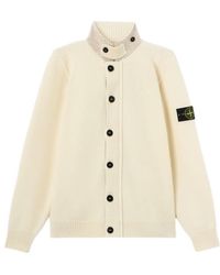 Stone Island - Long-Sleeve Knit Cardigan - Lyst