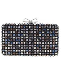 Self-Portrait - Crystal-Decorated Mini Clutch - Lyst