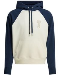 Ami Paris - Ami De Cour Cotton Hoodie - Lyst