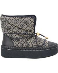 Tory Burch - Thick-Soled Lace-Up Boots - Lyst