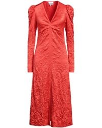 Ganni - Midi Dress - Lyst